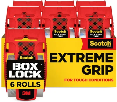 Scotch Box Lock Tape 6x1.88in x 800in