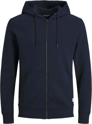 JACK & JONES Cardigan sweater men's Jjebasic Sweat Zip Hood Noos Beste Deal