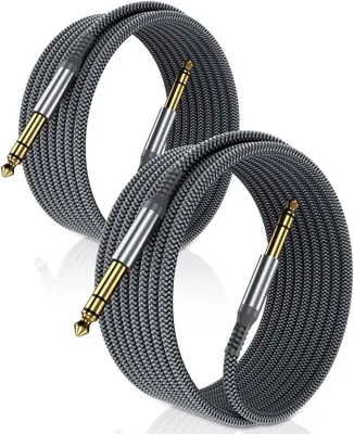 Elebase 1/4" TRS Cable 10FT 2Pack - 15% Off