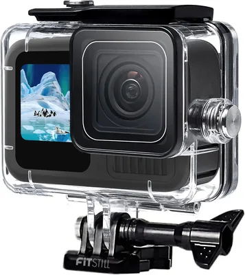 FitStill Waterproof Case for GoPro Hero 13/12/11/10/9 Black