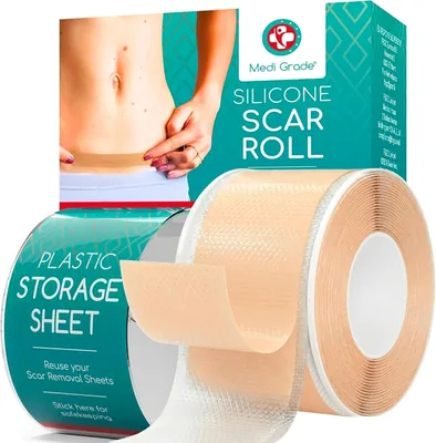 Medi Grade Silicone Scar Tape 2m with Case Best Deal