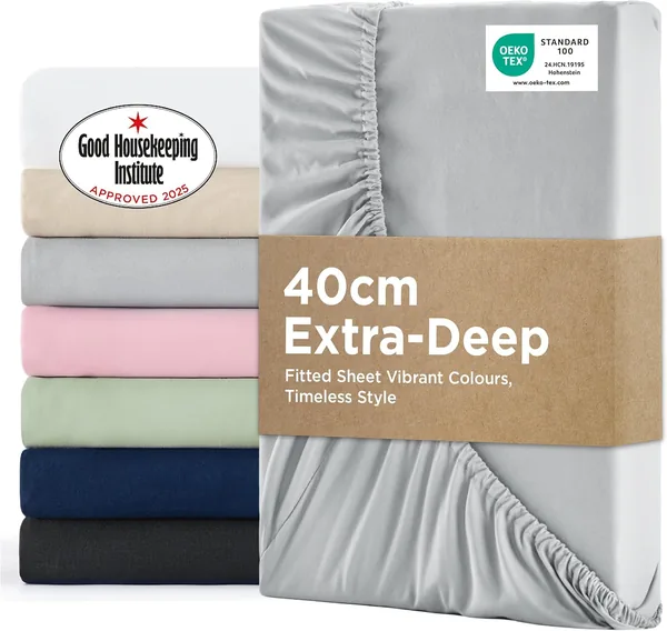 Bedsure Double Fitted Sheet Deep