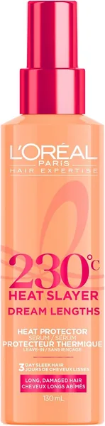 L'Oràl Paris Hair Expertise Dream Lengths Heat Slayer Heat Protectant Spray for Hair, 130ml