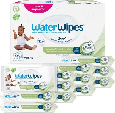 WaterWipes Sensitive+ 20% Off - 12 Pack
