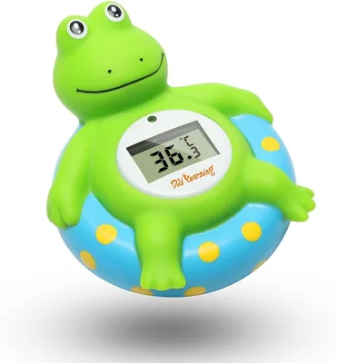 Yearning Frog Baby Bath Thermometer, Floating Toy