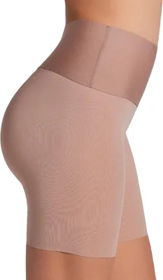 Leonisa Boxer Mujer Tipo Faja Short Invisible Control Moderado y Fajón Antideslizante - Calzon Faja Colombiana Mujer Moldeado