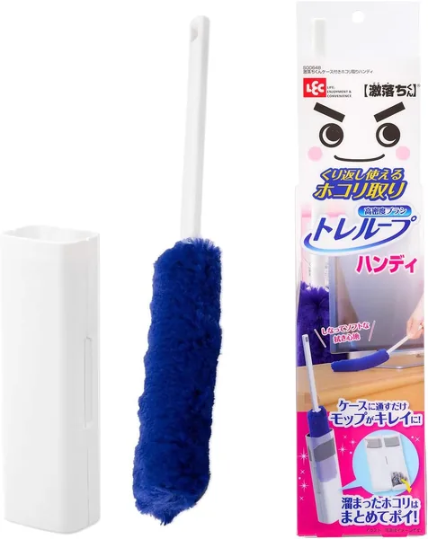 LEC Super Remover High-Density Brush Treloop (Handy) Reusable Dust Remover/Insert into Case for Clean Mop