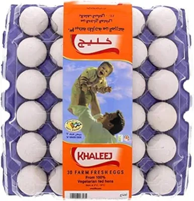 Khaleej White Eggs Large 30pcs Best Deal