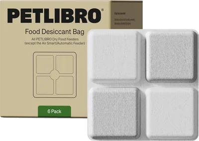 PETLIBRO Pet Food Desiccant Bag 6 Packs - Keep Food Dry & Fresh