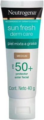 Protector Solar Facial Neutrogena Sun Fresh Niacinamida FPS50+ 40g - 46% Descuento