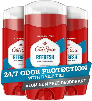 Old Spice Aluminum Free Deodorant for Men, 3x3oz, 19% Off