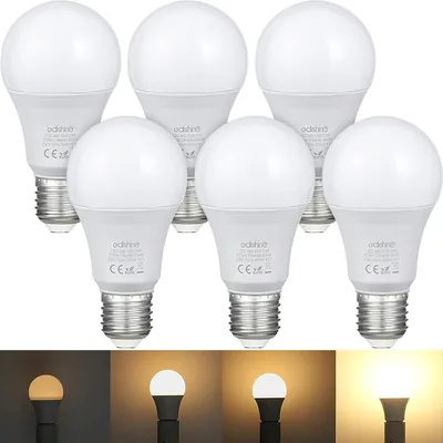 EDISHINE LED Bulb 6 Pack E27 Dimmable Warm White Best Deal
