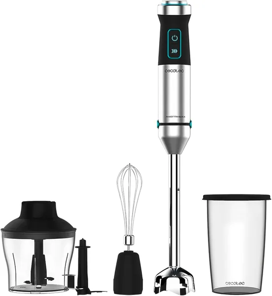 Cecotec Power TitanBlack 1500 XL Cream&Crush Hand Blender