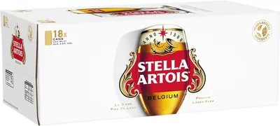 Stella Artois Lager Can Pack of 18 - 28% Off