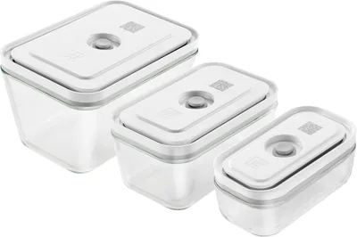 Zwilling J. A. Henckels Fresh Save Vacuum Glass Containers, Set of 3 Sizes, Best Deal