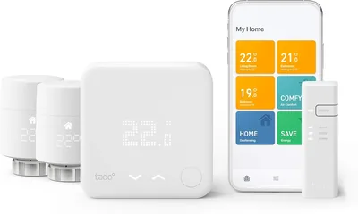 tado° Wired Smart Thermostat V3+ Starter Kit (2x Radiator Thermostats) Best Deal