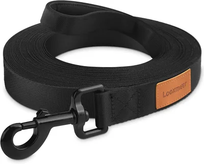 Looxmeer La Laisse de Dressage Longue, 3m à 30m, pour Chiens de Taille Petite à Grande, Noir - 47% de Réduction