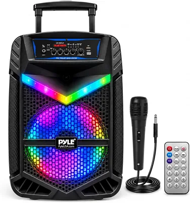 Pyle Karaoke Machine - 1200W Speaker with Subwoofer