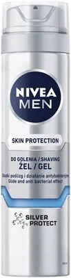 Nivea Men Silver Protect Żel do Golenia z Jonami Srebra, 200 ml - Najlepszy Ceny