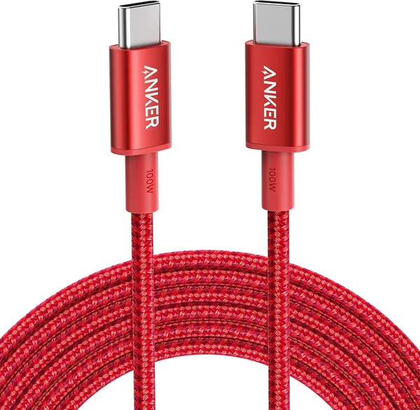 Anker Nylon USB-C do USB-C, kabel 100 W Type-C, 3 m, szybkie ładowanie, dla MacBook Pro 2020, iPad Pro 2020, Air 4, Galaxy S20 Pl - Najlepsza Oferta