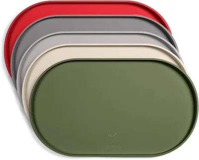 DogBuddy Dog Food Mat - Waterproof Silicone Pet Bowl Mat