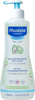 Mustela Micellar Water, 500 ml - Detergente Viso, Corpo e Cambiamento Pannolini, Rispetta la Pelle Sensibile - Sconto 27%