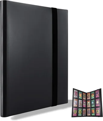 Muroad 360 Cartes Binder Compatible avec Pokemon Cards Alum (Noir) - 22% de Réduction