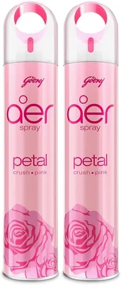 Godrej aer spray Petal Crush Pink Air Freshener, 300 ml (Pack of 2)