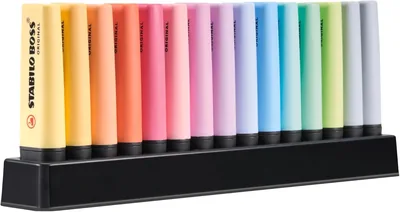 Stabilo Boss Original Ensemble de bureau Pastel, 15 pièces - 44% de réduction