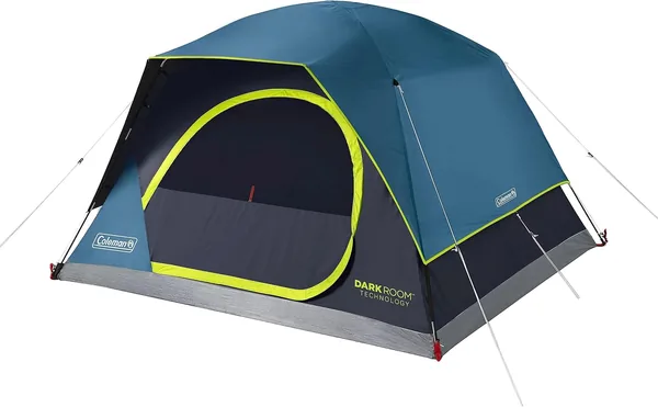 Coleman Skydome Camping Tent, 4/6/10 Person Tent for Camping, Festivals, Backyard, Sleepovers, Withstands 56 km/h Winds