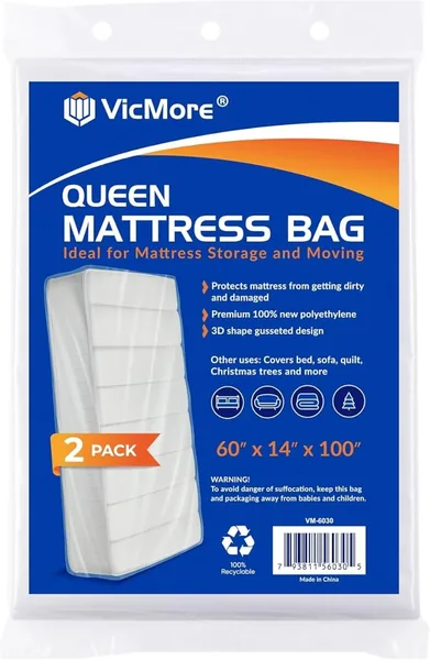 VICMORE 2 Pack Queen Size Mattress Bags