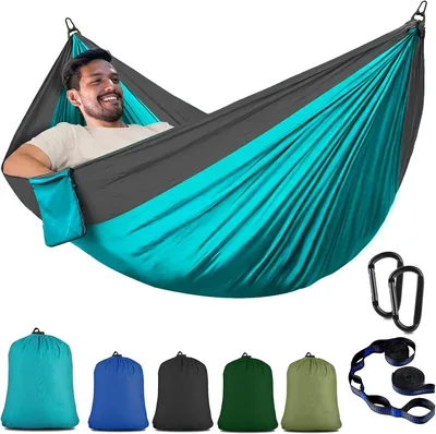 Nylon Camping Hammock 8% Off - Portable Swing
