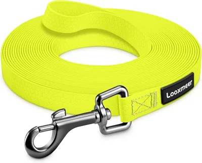 Looxmeer La laisse pour chien, 3m/5m/7m/10m/15m/20m/25m/30m avec poignée et sac de rangement, Corde imperméable pour l'entraînement des chiens - Best Deal