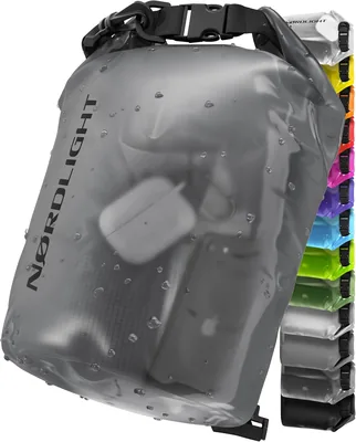 Nordlight Waterdichte Tas en Rugzak, 2L, 5L, 10L, 15L, 20L, 30L Droge Tas met Roltopafsluiting en Schouderband, Waterdicht