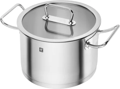 ZWILLING Pro Stock Pot, 9.4 inches (24 cm) with Glass Lid