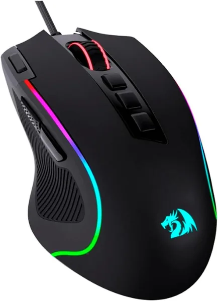 Raw title: Mouse Gamer Redragon Predator RGB M612-RGB, Preto