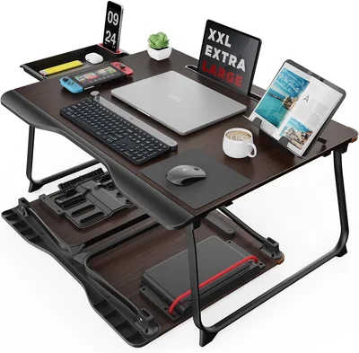 SAIJI Laptop Bed Desk XX-Large Foldable Tray - Best Deal