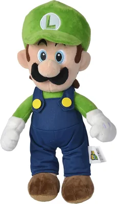 Super Mario Luigi Plüschtier von Simba, 30 cm, Weich und Kuschelig, Nintendo-Charakter aus dem berühmten Computerspiel, Geeignet für Kinder ab 3 Jahren (70% Rabatt)