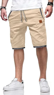 ZOXOZ Shorts de Homme Décontracté d'Été en Coton avec Poches - Meilleur Prix