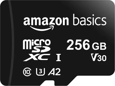 Amazon Basics MicroSDXC 256 GB mit SD-Adapter, A2, U3, Lesegeschwindigkeit bis zu 100 MB/s, Schwarz - Best Deal