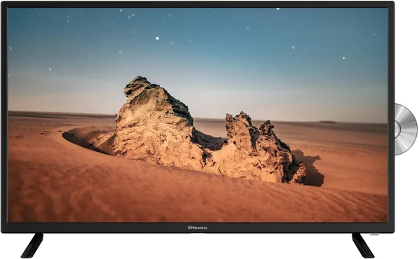 EMtronics 32 inch HD LED TV with Built-in DVD Player