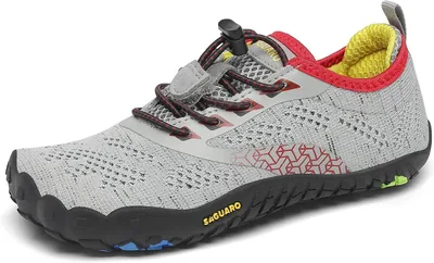 Zapatillas de correr minimalistas Saguaró para niños, transpirables, deportivas para uso exterior e interior. Mejor oferta