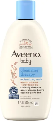 Aveeno Baby Cleansing Therapy Body Wash, Natural Oatmeal & ProVitamin B5
