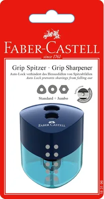 Faber-Castell Grip Sharpener Double Hole Assorted
