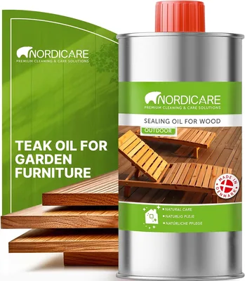 Nordicare Teak Oil 16.9 Oz Outdoor Wood Oil & Sealer