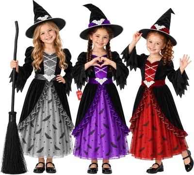 Morph Purple Witch Costume Kids Halloween