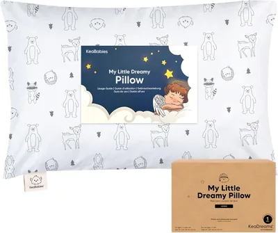 Jumbo Toddler Pillow 14x20, Organic Cotton, Machine Washable - Best Deal