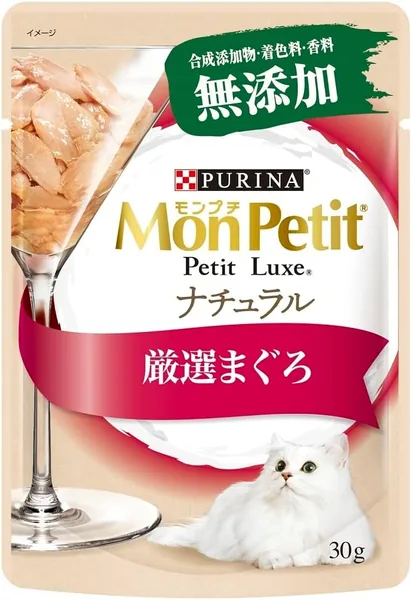 Mon Petit Petit Lux Pouch, Natural Tuna, 30g x 12 Pouches