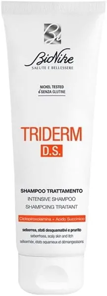 BioNike Triderm D.S. Seborrheic Dermatitis Treatment Shampoo