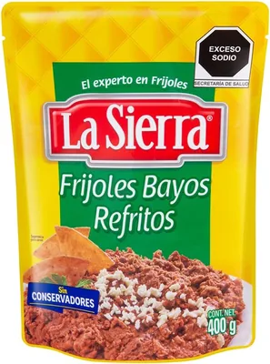 Sierra Refrito Bayo Pouch 400 gramos, Frijol, Mejor Oferta
